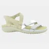 Naot Women's Whetu Sandals - Medium In Gray/silver/sand