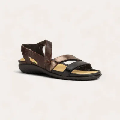 NAOT WOMEN'S WHETU SANDALS IN BLACK, LEATHER, BROWN