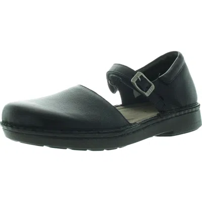 Naot Womens Solid Faux Leather Mary Janes In Black