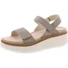 Naot Womens Strappy Platform Sandals In Stone Nubuck