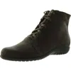 Naot Womens Zipper Leather Ankle Boots In Multi