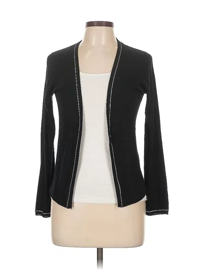 Pre-owned Nap Wool Cardigan Sweater In Black