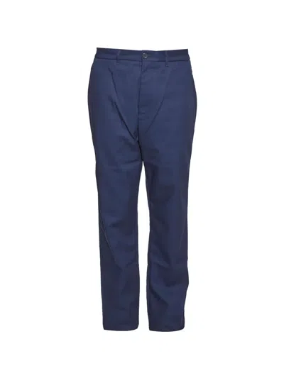Napa By Martine Rose Belt-loop Trousers In Blue