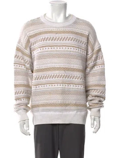 Pre-owned Napa By Martine Rose Patterned Crew Neck Pullover In Multicolor