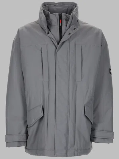 Napa By Martine Rose Polyamide-polyurethane Parka In Gray