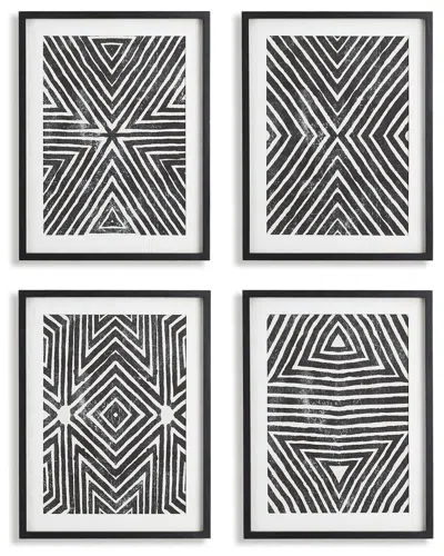 Napa Home & Garden Achromatic Geometric Prints Set