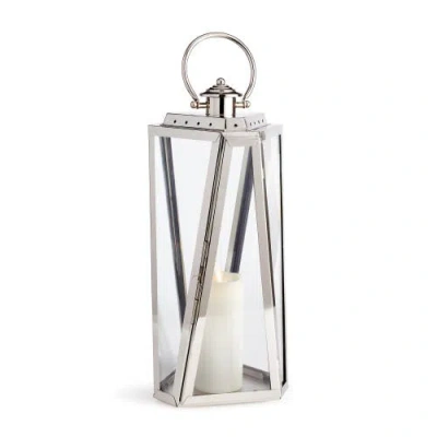 Napa Home & Garden Adler Outdoor Lantern In Silver