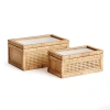 Napa Home & Garden Set Of 2 Alfi Display Boxes In Brown