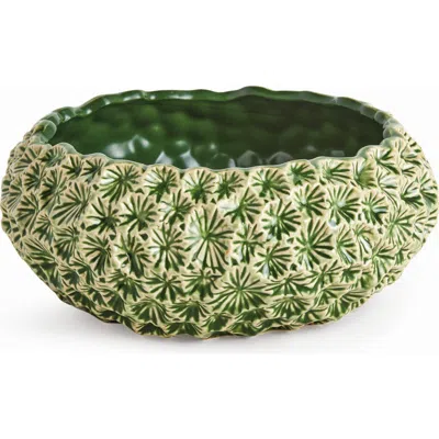Napa Home & Garden Aster Small Green Clay Decorative Bowl In Animal Print