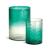 Napa Home & Garden Aurora Hurricanes 10" & 7" Set Of 2 In Green