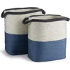 Napa Home & Garden Ayden Baskets With Handles Set Of 2 In Blue