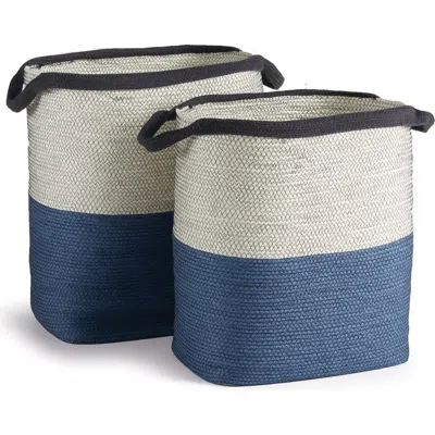 NAPA HOME & GARDEN NAPA HOME & GARDEN AYDEN BASKETS WITH HANDLES SET OF 2