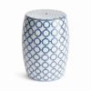 Napa Home & Garden Barclay Butera Dynasty Link Stool In Blue