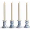 Napa Home & Garden Barclay Butera Dynasty Mini Taper Holders, Set Of 4 In Blue
