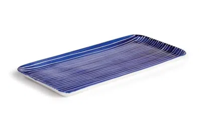 Napa Home & Garden Barclay Butera Lido Tray - Large In Blue/white