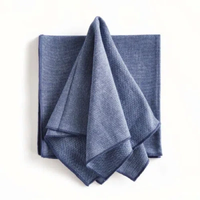 Napa Home & Garden Barclay Butera Miramar Dinner Napkins Set Of 4 In Blue