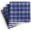 Napa Home & Garden Barclay Butera Oakwood Cocktail Napkins Set Of 4 In Blue