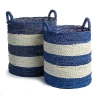 Napa Home & Garden Barclay Butera Totes Adore Utility Baskets Set Of 2 In Blue