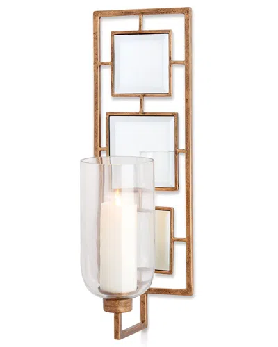 Napa Home & Garden Barclay Butera Wilshire Wall Candleholder In Gold