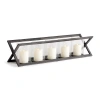 Napa Home & Garden Baxton 5-pillar Candle Holder In Black