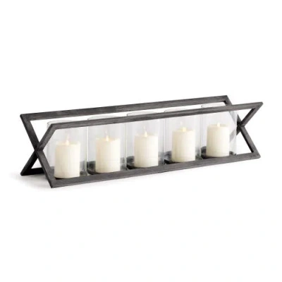 Napa Home & Garden Baxton 5-pillar Candle Holder In Black