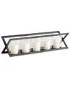 Napa Home & Garden Baxton 5-pillar Candle Holder In Black