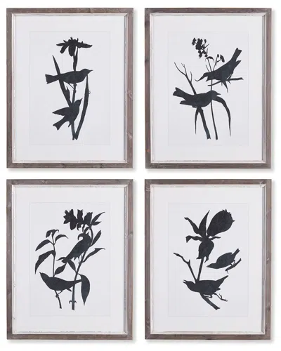 Napa Home & Garden Bird Silhouette Prints Set