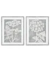 Napa Home & Garden Blooming Queen Anne's Lace Print Set