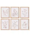 Napa Home & Garden Botanicals In Blush Prints Set