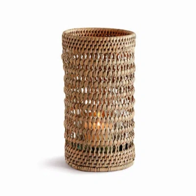 Napa Home & Garden Burma Rattan Hurricane In Brown