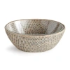 Napa Home & Garden Burma Rattan Serving Bowl In Gray