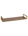 Napa Home & Garden Cabot Rectangular Tray In Gold
