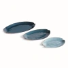Napa Home & Garden Camden Decorative Trays Set Of 3 In Blue