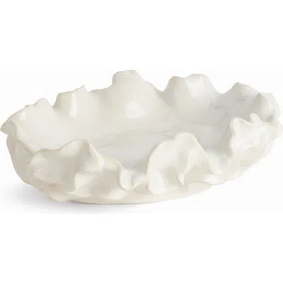 Napa Home & Garden Camilla Small White Clay Decorative Bowl