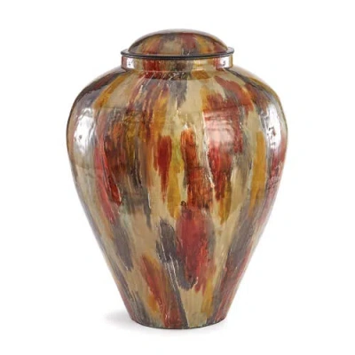 Napa Home & Garden Carnelian Lidded Urn Large In Brown