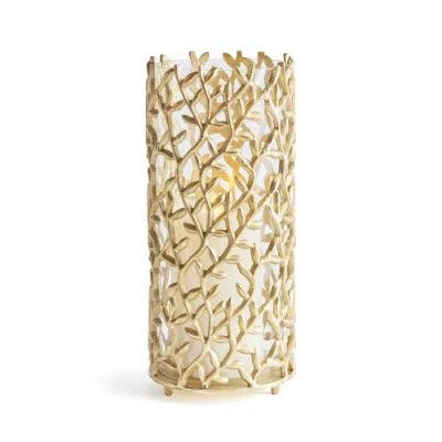 Napa Home & Garden Celine Hurricane Candle Holder In Gold
