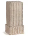 Napa Home & Garden Charleston Short Rattan Pedestal In Beige