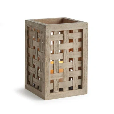 Napa Home & Garden Chatham Outdoor Hurricane Candle Holder In Brown