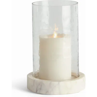 Napa Home & Garden Claire Hurricane Candleholder In White