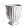 Napa Home & Garden Column Footed Urn 13" In White