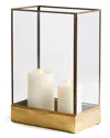 Napa Home & Garden Cottage Hurricane Large In Gold