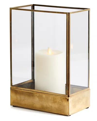 Napa Home & Garden Cottage Hurricane Small In Gold