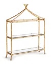 Napa Home & Garden Daphne 2-tier Curio Shelf