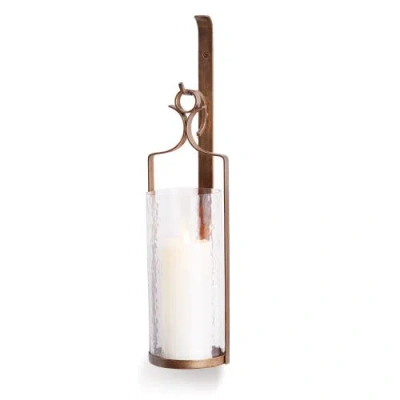 Napa Home & Garden Decker Wall Candle Sconce In Brown