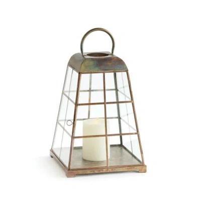 Napa Home & Garden Dexter Lantern Candle Holder In Brown