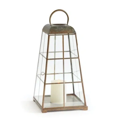 Napa Home & Garden Dexter Lantern Candle Holder Large In Gold