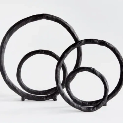 Napa Home & Garden Eldon Sculptures Decorative Objects Set Of 2 In Black