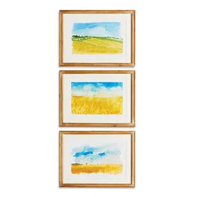 Napa Home & Garden European Landscape Prints, Set Of 3 In Multi