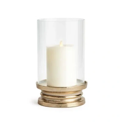 Napa Home & Garden Florence Footed Hurricane In Gold