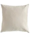 Napa Home & Garden Gage Square Indoor/outdoor Pillow In Gray